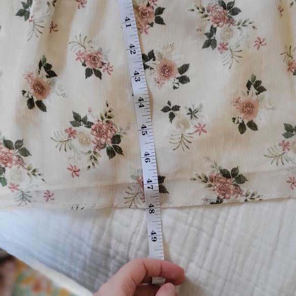 SOLD Ethereal Boutique Floral Tiered Dress - Picture 9 of 12